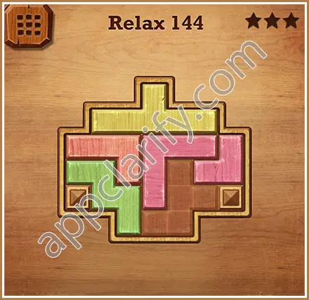 Wood Block Puzzle Relax Level 144 Solution