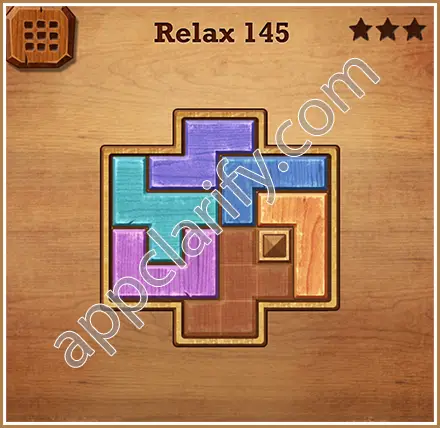 Wood Block Puzzle Relax Level 145 Solution