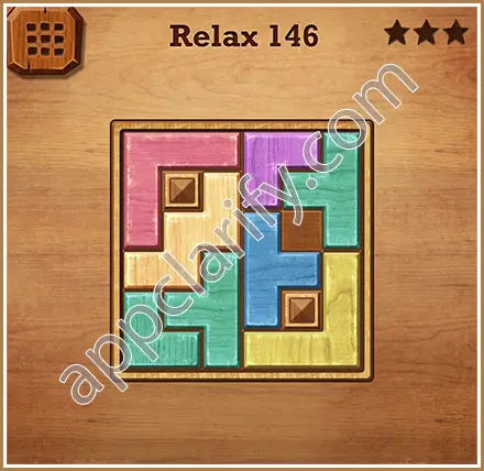 Wood Block Puzzle Relax Level 146 Solution