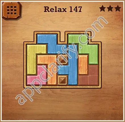 Wood Block Puzzle Relax Level 147 Solution