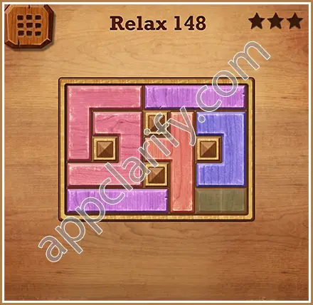 Wood Block Puzzle Relax Level 148 Solution