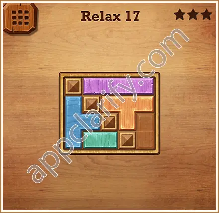 Wood Block Puzzle Relax Level 17 Solution