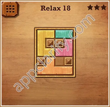 Wood Block Puzzle Relax Level 18 Solution