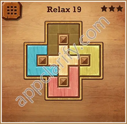 Wood Block Puzzle Relax Level 19 Solution