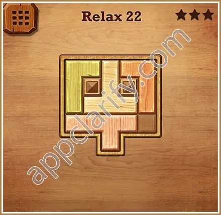 Wood Block Puzzle Relax Level 22 Solution