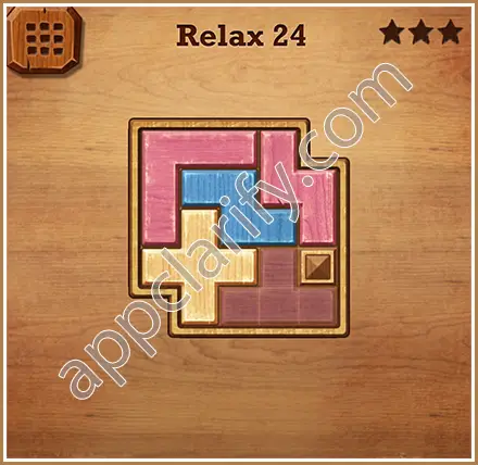 Wood Block Puzzle Relax Level 24 Solution