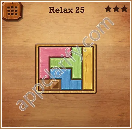 Wood Block Puzzle Relax Level 25 Solution