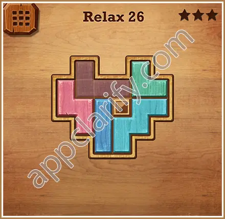 Wood Block Puzzle Relax Level 26 Solution