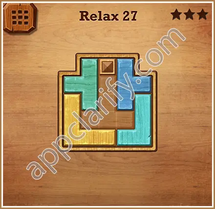 Wood Block Puzzle Relax Level 27 Solution