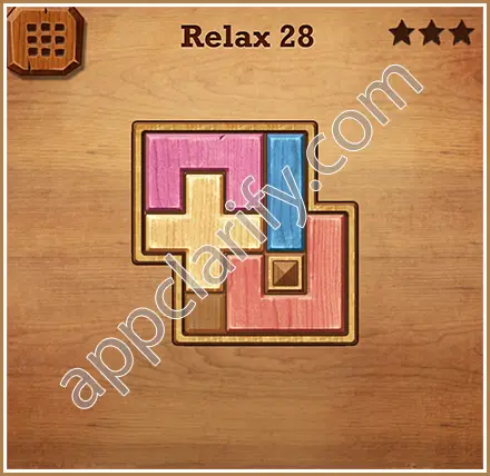 Wood Block Puzzle Relax Level 28 Solution