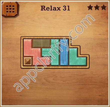 Wood Block Puzzle Relax Level 31 Solution