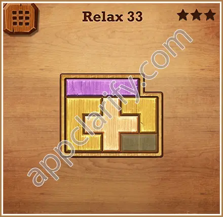 Wood Block Puzzle Relax Level 33 Solution