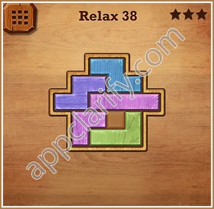 Wood Block Puzzle Relax Level 38 Solution