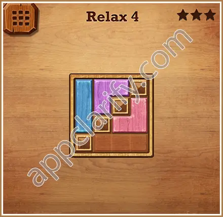 Wood Block Puzzle Relax Level 4 Solution