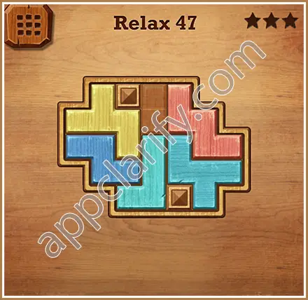Wood Block Puzzle Relax Level 47 Solution