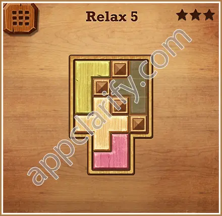Wood Block Puzzle Relax Level 5 Solution