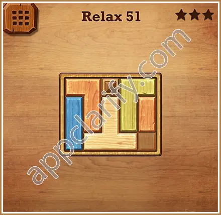 Wood Block Puzzle Relax Level 51 Solution