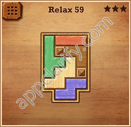 Wood Block Puzzle Relax Level 59 Solution