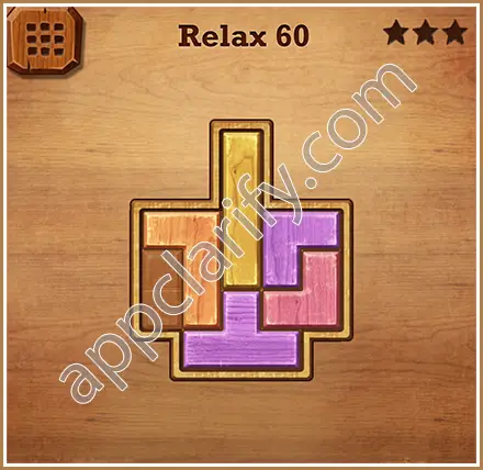 Wood Block Puzzle Relax Level 60 Solution