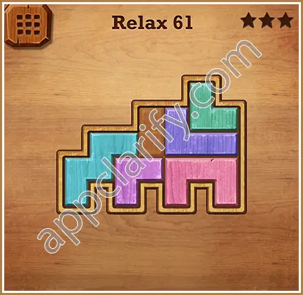 Wood Block Puzzle Relax Level 61 Solution