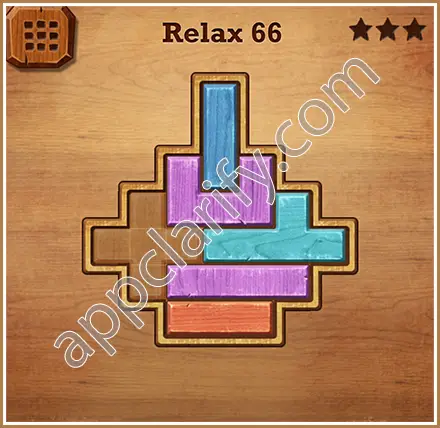 Wood Block Puzzle Relax Level 66 Solution