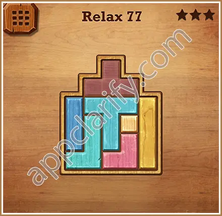 Wood Block Puzzle Relax Level 77 Solution