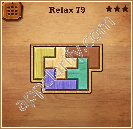 Wood Block Puzzle Relax Level 79 Solution