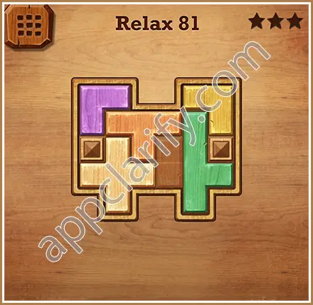 Wood Block Puzzle Relax Level 81 Solution