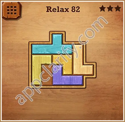 Wood Block Puzzle Relax Level 82 Solution
