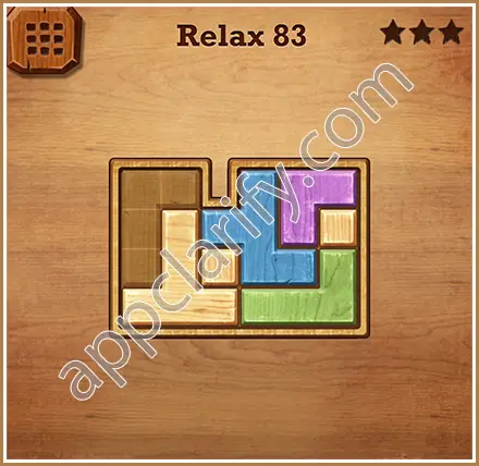 Wood Block Puzzle Relax Level 83 Solution