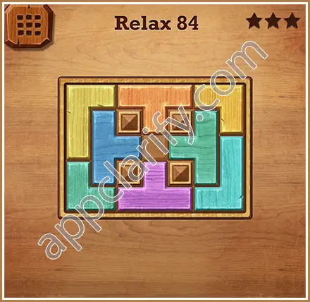 Wood Block Puzzle Relax Level 84 Solution