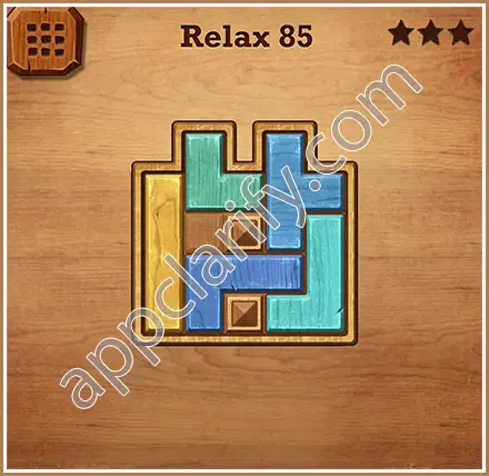 Wood Block Puzzle Relax Level 85 Solution