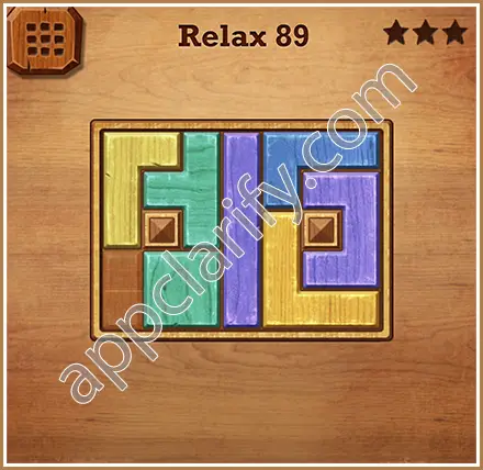 Wood Block Puzzle Relax Level 89 Solution