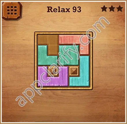 Wood Block Puzzle Relax Level 93 Solution
