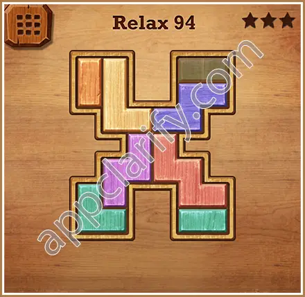 Wood Block Puzzle Relax Level 94 Solution