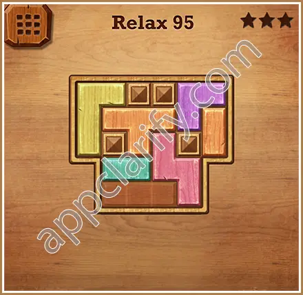 Wood Block Puzzle Relax Level 95 Solution