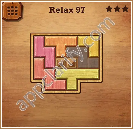 Wood Block Puzzle Relax Level 97 Solution