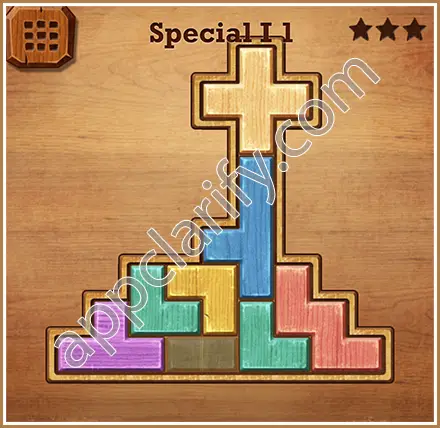 Wood Block Puzzle Special I Level 1 Solution