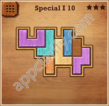 Wood Block Puzzle Special I Level 10 Solution