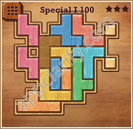 Wood Block Puzzle Special I Level 100 Solution