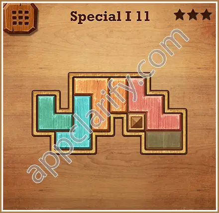 Wood Block Puzzle Special I Level 11 Solution