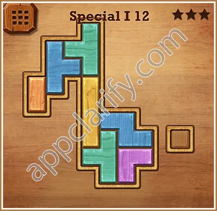 Wood Block Puzzle Special I Level 12 Solution