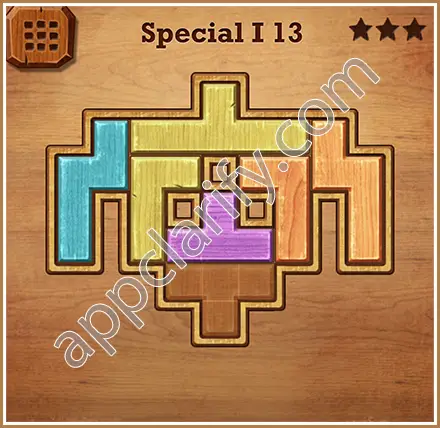 Wood Block Puzzle Special I Level 13 Solution