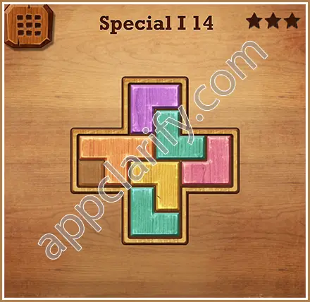 Wood Block Puzzle Special I Level 14 Solution