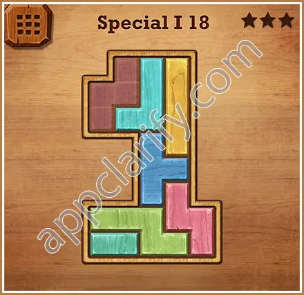 Wood Block Puzzle Special I Level 18 Solution