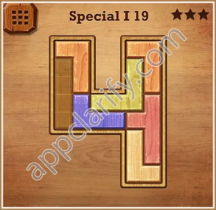 Wood Block Puzzle Special I Level 19 Solution