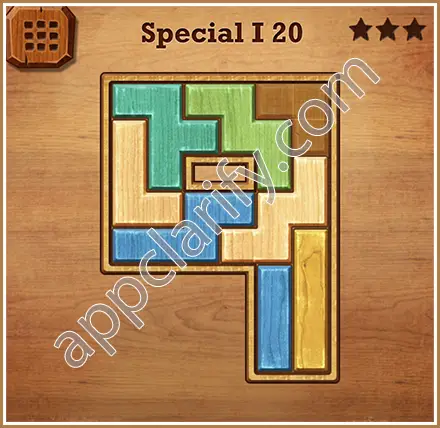 Wood Block Puzzle Special I Level 20 Solution