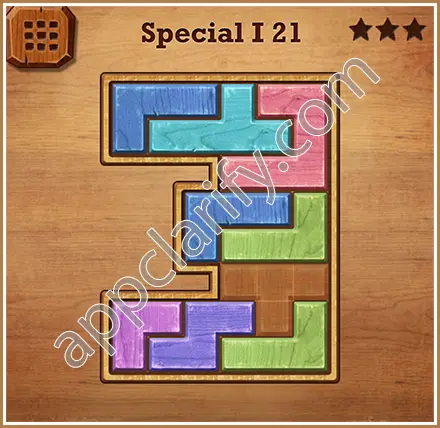 Wood Block Puzzle Special I Level 21 Solution