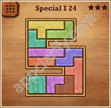 Wood Block Puzzle Special I Level 24 Solution
