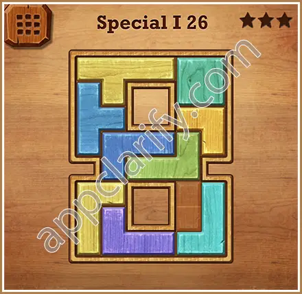 Wood Block Puzzle Special I Level 26 Solution